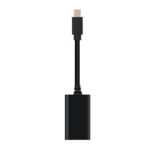 Conversor Nanocable 10.16.0102/ Mini DisplayPort Macho - HDMI Hembra/ 15cm/ Negro 8433281005495 10.16.0102 NAN-ADP 10 16 0102