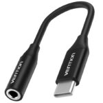 Conversor Vention BIHBA/ Jack 3.5 Hembra - USB Tipo-C Macho/ 10cm/ Negro 6922794792685 BIHBA VEN-CAB BIHBA