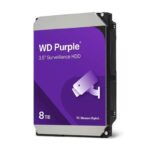 Disco Duro Western Digital WD Purple Surveillance 8TB/ 3.5"/ SATA III/ 256MB WD85PUZR WD85PURZ WD-HDD PUR SURV 8TB V2