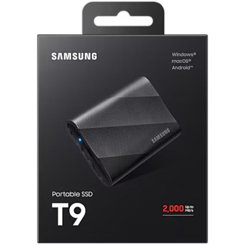 Disco Externo SSD Samsung Portable T9 2TB/ USB 3.2/ Negro - Imagen 5