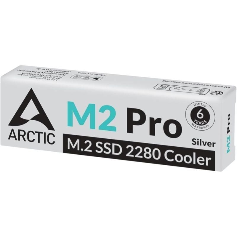 Disipador Térmico para SSD M.2 2280 Arctic M2 Pro/ Plata - Imagen 3