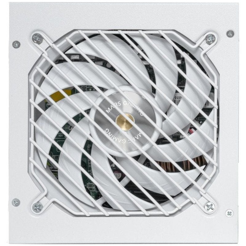 Fuente de Alimentación Mars Gaming MPB1000SIM/ 1000W/ Ventilador 14cm/ 80 Plus Gold/ Blanca - Imagen 2