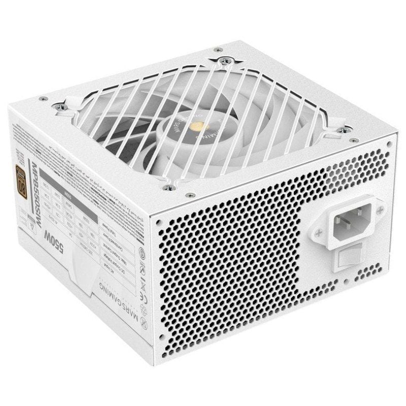 Fuente de Alimentación Mars Gaming MPB550SI/ 550W/ Ventilador 12cm/ 80 Plus Bronze 8435693108320 MPB550SIW TAC-FUENTE MPB550SI WH