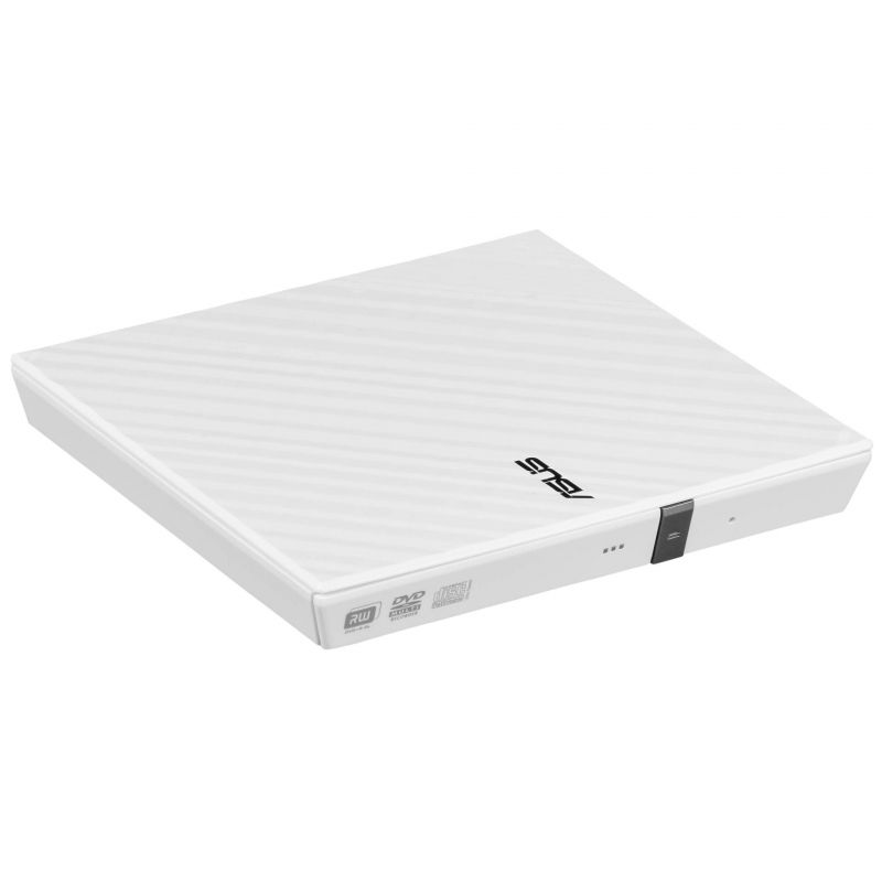 Grabadora Externa CD/DVD Asus SDRW-08DS2S-U Lite/ Blanco - Imagen 3