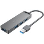 Hub USB 3.0 Vention CHLHB/ 4xUSB/ 1xMicroUSB PD/ Gris 6922794773639 CHLHB VEN-HUB CHLHB