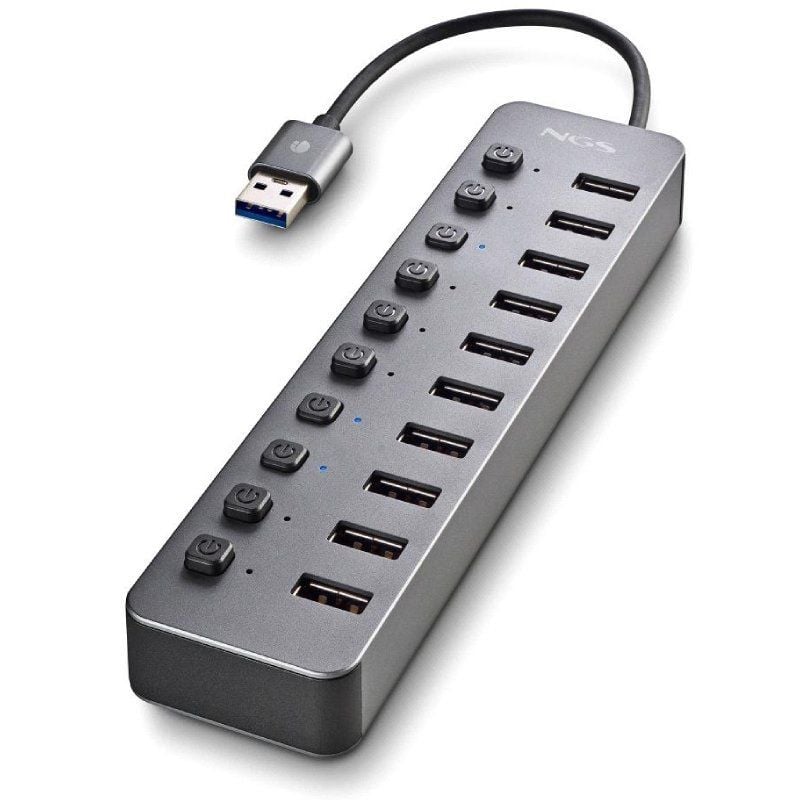 Hub USB NGS IHUB10/ 10xUSB 3.0 - Imagen 2