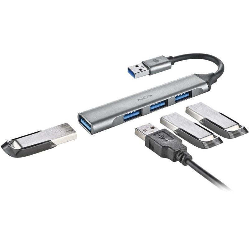 Hub USB NGS IHUB4 Micro/ 4xUSB - Imagen 3