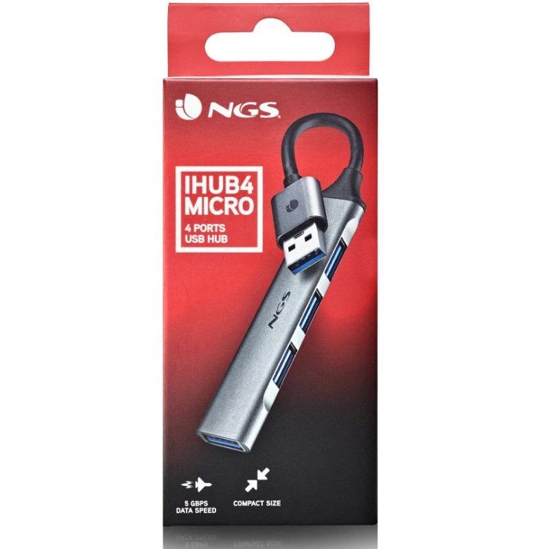 Hub USB NGS IHUB4 Micro/ 4xUSB - Imagen 5