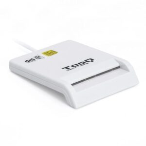 Lector de DNI TooQ TQR-210W/ USB 2.0/ Blanco 8433281008540 TQR-210W TOO-DNI TQR-210W