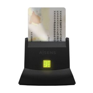 Lector de DNI y Tarjetas Aisens ASCR-SN05-BK/ USB 2.0/ Negro 8436574707953 ASCR-SN05-BK AIS-DNI ASCR-SN05-BK
