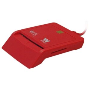 Lector de DNI y Tarjetas Woxter Combo PE26-148/ USB 2.0/ Rojo 8435089027884 PE26-148 WOX-DNI PE26-148