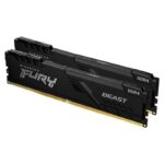 Memoria RAM Kingston FURY Beast 2 x 16GB/ DDR4/ 3600MHz/ 1.35V/ CL18/ DIMM 740617319743 KF436C18BBK2/32 KIN-FB KF436C18BBK2 32