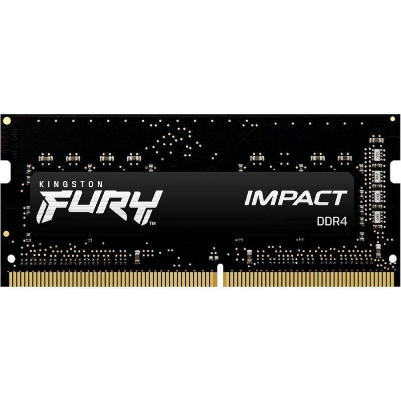 Memoria RAM Kingston FURY Impact 16GB/ DDR4/ 3200MHz/ 1.2V/ CL20/ SODIMM 740617318395 KF432S20IB/16 KIN-16GB FURY KF432S20IB 16