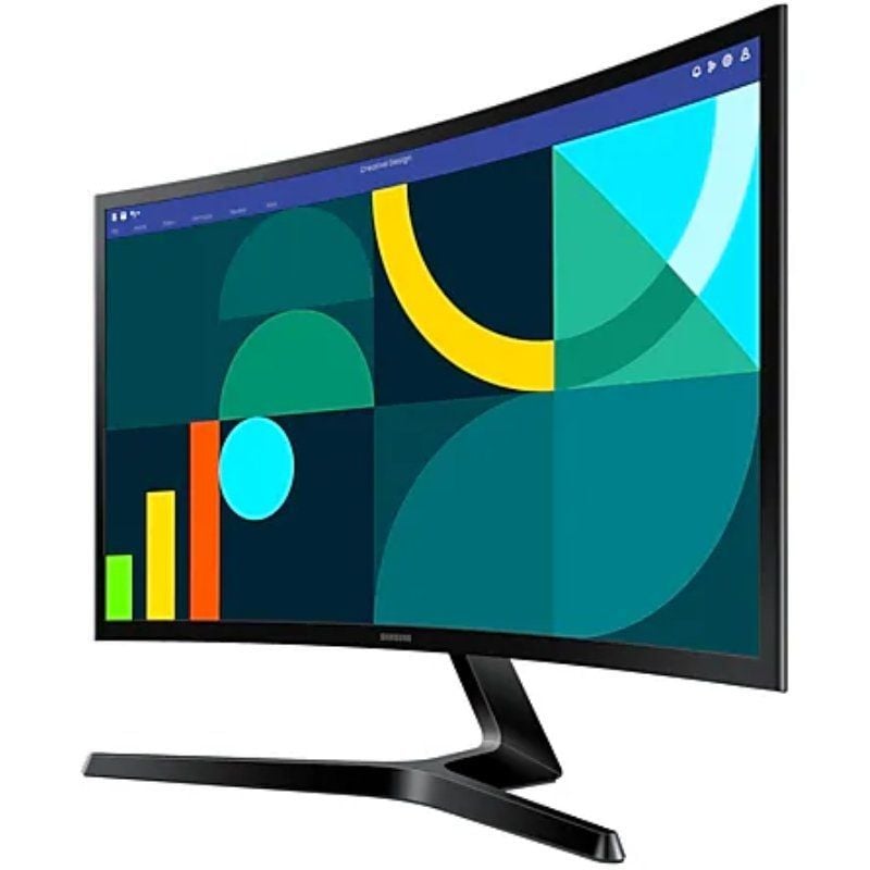 Monitor Curvo Samsung Essential Monitor S3 S27D366GAU/ 27"/ Full HD/ Negro - Imagen 2