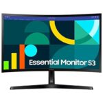 Monitor Curvo Samsung Essential Monitor S3 S27D366GAU/ 27"/ Full HD/ Negro 8806095585383 LS27D366GAUXEN SAM-M S27D366GAU