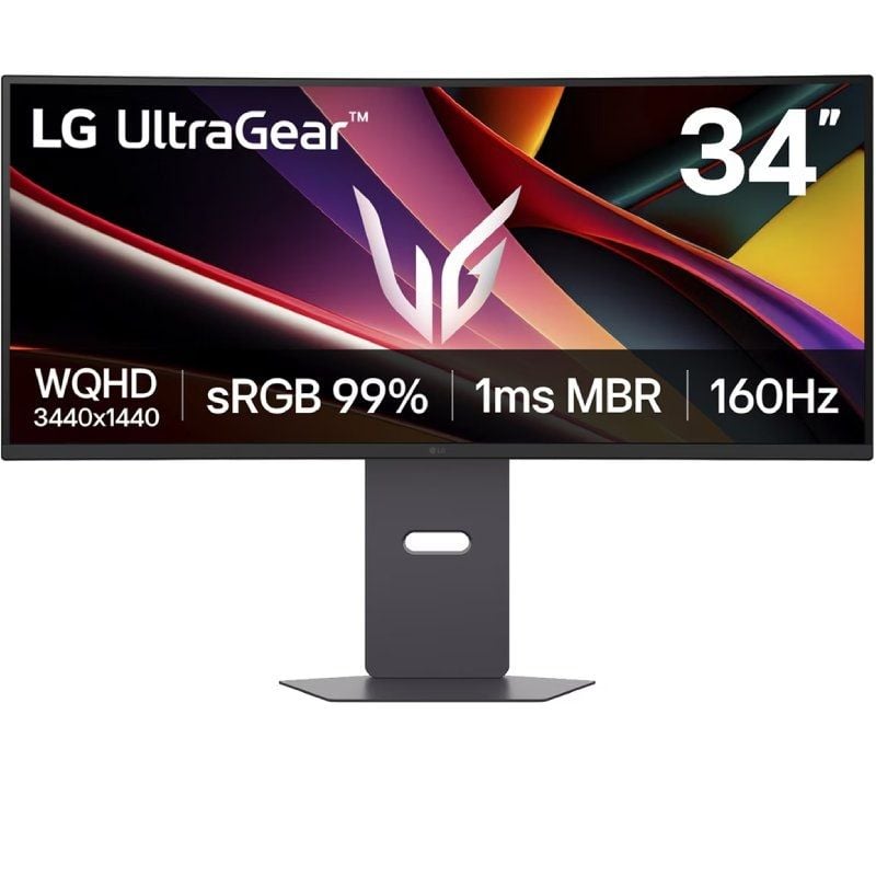 Monitor Gaming Ultraparonámico Curvo LG UltraGear 34G600A-B 34"/ WQHD/ Multimedia/ 5ms/ 160Hz/ VA/ Regulable en Altura/ Negro 8806096483992 34G600A-B.AEU LG-M 34G600A-B