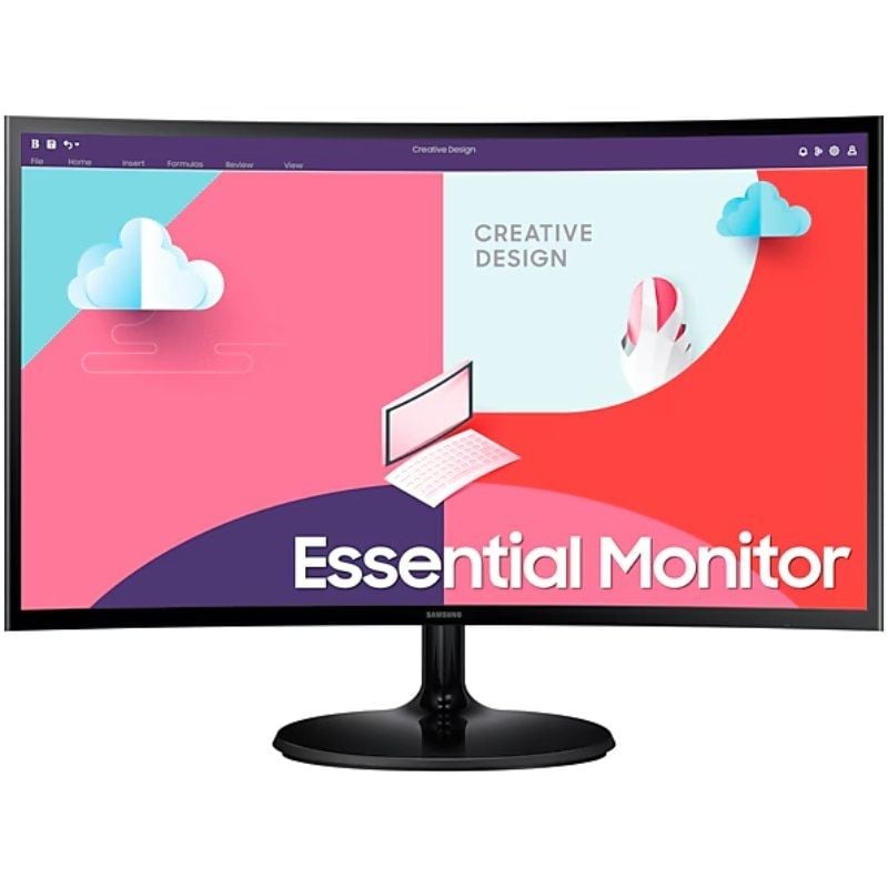 Monitor Profesional Curvo Samsung Essential Monitor S36C S27C364EAU/ 27"/ Full HD/ Negro 8806094769395 LS27C364EAUXEN SAM-M S27C364EAU