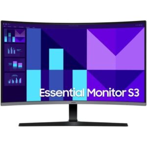 Monitor Profesional Curvo Samsung Essential S3 S39GD S32D396GAU 32"/ Full HD/ Multimedia/ Negro y Plata 8806095846842 LS32D396GAUXEN SAM-M S32D396GAU