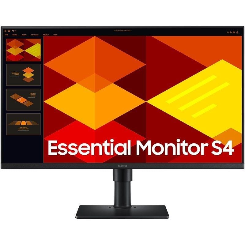 Monitor Profesional Samsung Essential Monitor S4 S27D400GAU/ 27"/ Full HD/ Regulable en altura/ Negro 8806095803050 LS27D400GAUXEN SAM-M S27D400GAU