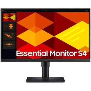 Monitor Profesional Samsung Essential Monitor S4 S40GD S24D402GAU/ 24"/ Full HD/ Regulable en altura/ Negro 8806095802992 LS24D400GAUXEN SAM-M LS24D400GAU