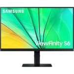 Monitor Profesional Samsung ViewFinity S6 S24D600EAU 24"/ QHD/ Regulable en Altura/ Negro 8806095524610 LS24D600EAUXEN SAM-M S24D600EAU