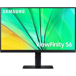 Monitor Profesional Samsung ViewFinity S6 S24D600EAU 24"/ QHD/ Regulable en Altura/ Negro 8806095524610 LS24D600EAUXEN SAM-M S24D600EAU