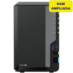 NAS Synology Diskstation DS225+/ 2 Bahías 3.5"- 2.5"/ 6GB DDR4/ Formato Torre 8435797000292 DS225+/6G SYN-NAS DS225 PLUS 6G