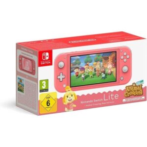 Nintendo Switch Lite Coral + Juego Nintendo Animal Crossing New Horizons 045496546120 SWLITE CO ANI NIN-CONSOLA SWLITE CO ANI