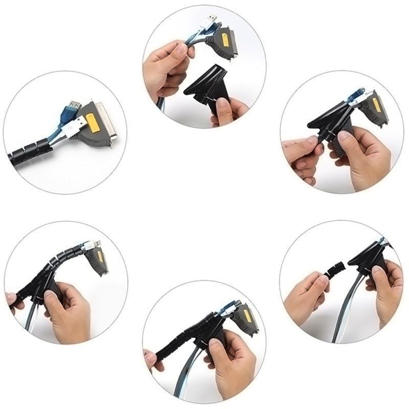 Organizador de Cables Aisens A151-0604/ 2m - Imagen 4