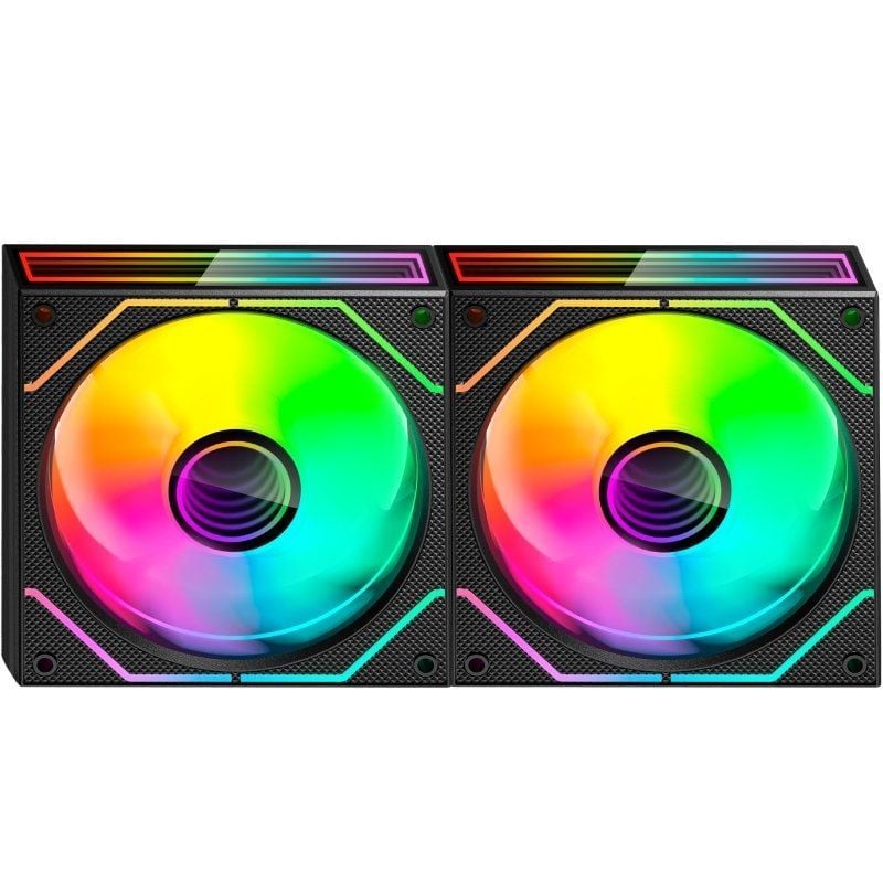 Pack 2 Ventiladores Mars Gaming MF-3DPROX2R/ 12cm/ ARGB 8435693109907 MF3DPROX2R TAC-REF MF-3DPROX2R BK