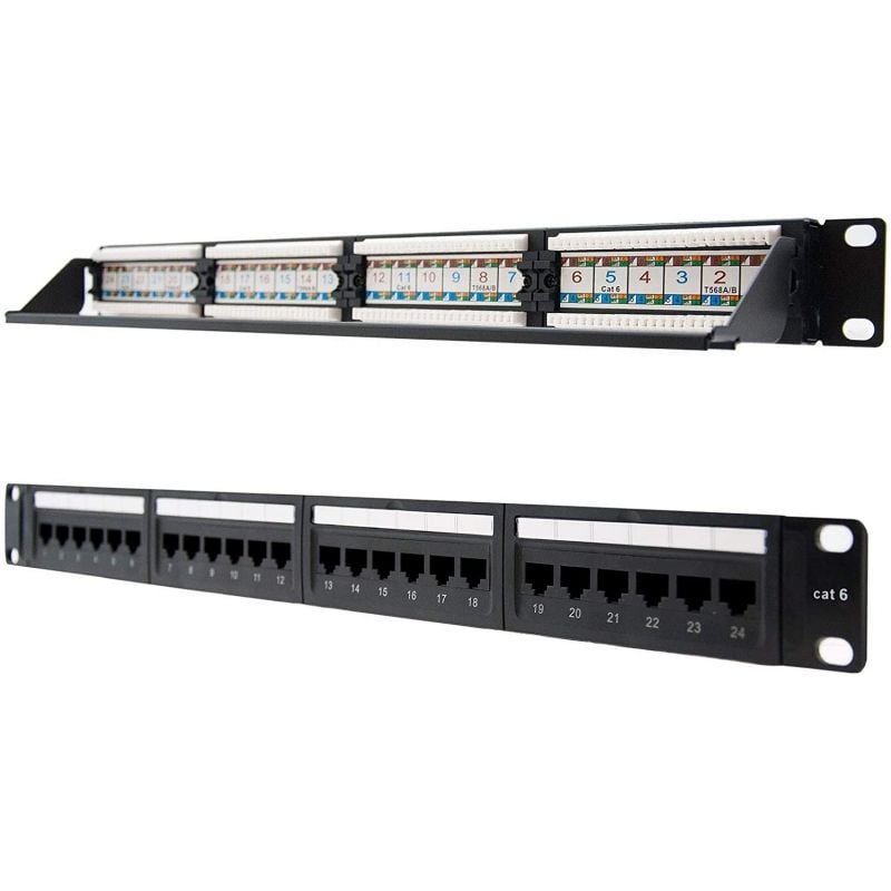 Patch Panel Nanocable 10.21.3124/ 24 Puertos/ Cat.6/ Altura 1U - Imagen 2