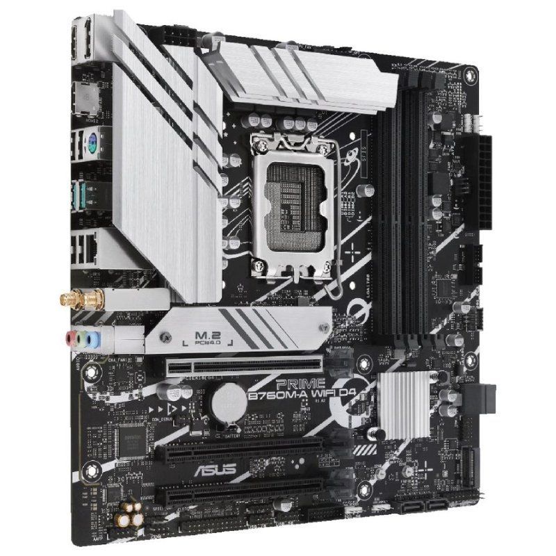 Placa Base Asus PRIME B760M-A WIFI D4 Socket 1700/ DDR4/ PCIe 4.0/ Micro ATX - Imagen 3