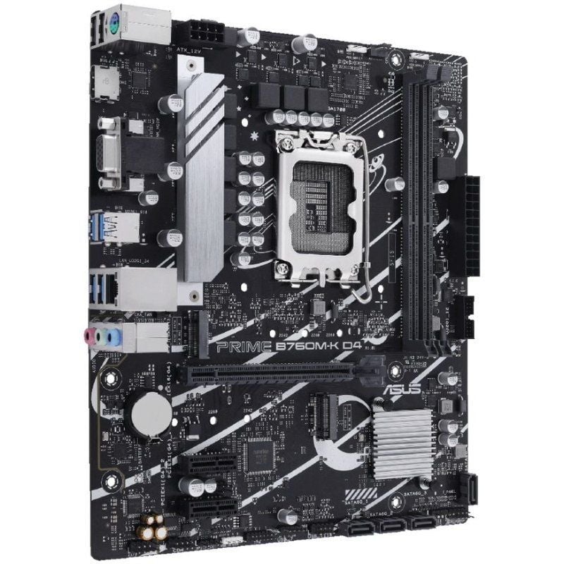Placa Base Asus PRIME B760M-K D4 Socket 1700/ DDR4/ PCIe 4.0/ Micro ATX - Imagen 3