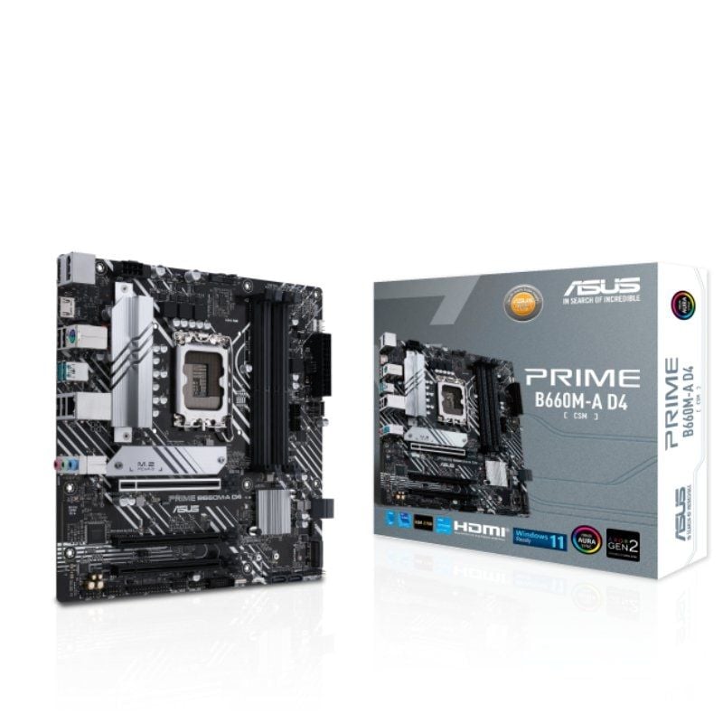 Placa Base Asus Prime B660M-A D4-CSM/ Socket 1700/ DDR4/ PCIe 4.0/ Micro ATX 4711081508045 90MB19K0-M1EAYC ASU-PB PRIME B660M-A D4-CSM Placa Base Asus Prime B660M-A D4-CSM/ Socket 1700/ DDR4/ PCIe 4.0/ Micro ATX 4711081508045 90MB19K0-M1EAYC ASU-PB PRIME B660M-A D4-CSM