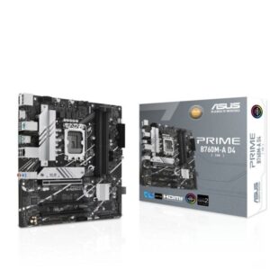 Placa Base Asus Prime B760M-A D4-CSM/ Socket 1700/ DDR4/ PCIe 4.0/ Micro ATX 4711081984061 90MB1D00-M1EAYC ASU-PB PRIME B760M-A D4-CSM