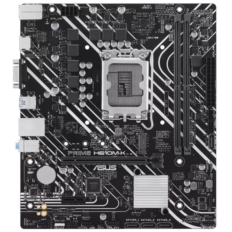 Placa Base Asus Prime H610M-K Socket 1700/ DDR5/ PCIe 4.0/ Micro ATX - Imagen 2