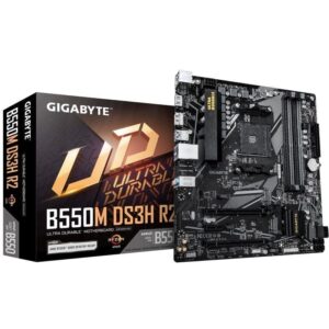 Placa Base Gigabyte B550M DS3H R2 Socket AM4/ DDR4/ PCIe 4.0/ Micro ATX 4719331870454 9MB55MDSR-00-G10 GIG-PB B550M DS3H R2