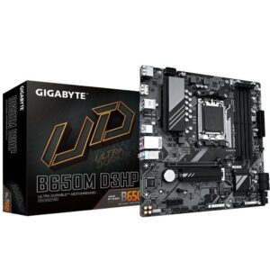 Placa Base Gigabyte B650M D3HP Socket AM5/ DDR5/ PCIe 4.0/ Micro ATX 4719331857851 9MB65MDHP-00-10 GIG-PB B650M D3HP