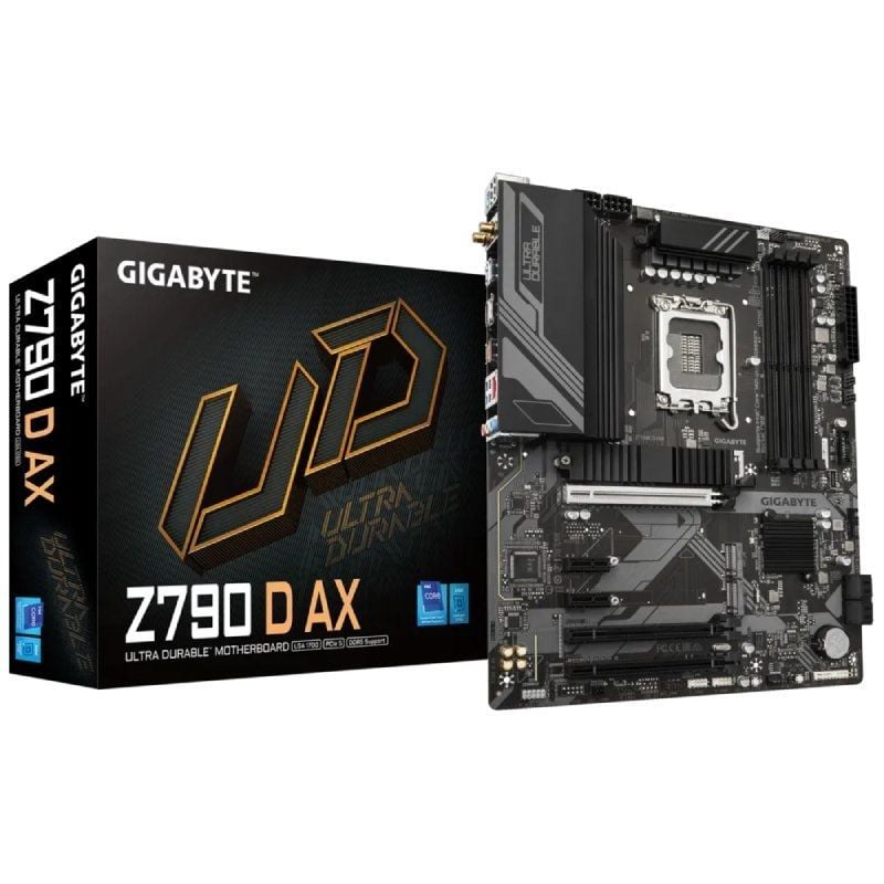 Placa Base Gigabyte Z790 D AX Socket 1700/ DDR5/ PCIe 4.0 4719331860592 9MZ79DAX-00-10 GIG-PB Z790 D AX Placa Base Gigabyte Z790 D AX Socket 1700/ DDR5/ PCIe 4.0 4719331860592 9MZ79DAX-00-10 GIG-PB Z790 D AX