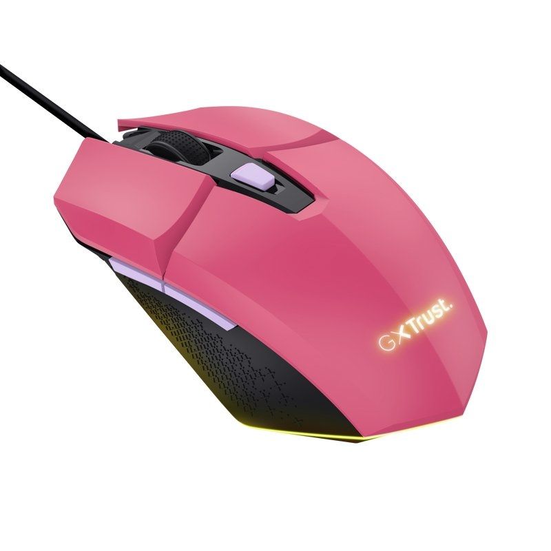 Ratón Gaming Trust Gaming GXT 109 Felox/ Hasta 6400 DPI/ Rosa - Imagen 2