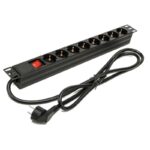 Regleta con Interruptor Phasak BNS 1518/ 8 Tomas de Corriente/ Cable 1.5m/ Negro 5605922024797 BNS 1518 PHK-REGLETA BNS 1518