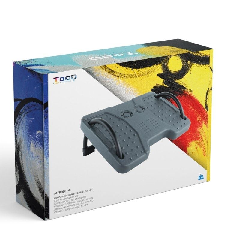 Reposapiés Ajustable/ Inclinable TooQ TQFR0601-G/ 424 x 305 x 145 mm - Imagen 5