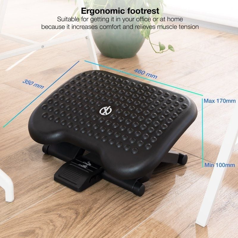 Reposapiés Ajustable/ Inclinable TooQ TQFR0603-B/ 460 x 340mm - Imagen 3