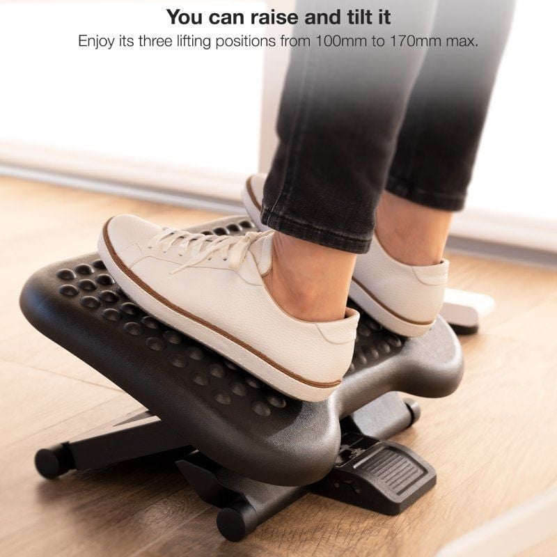 Reposapiés Ajustable/ Inclinable TooQ TQFR0603-B/ 460 x 340mm - Imagen 4