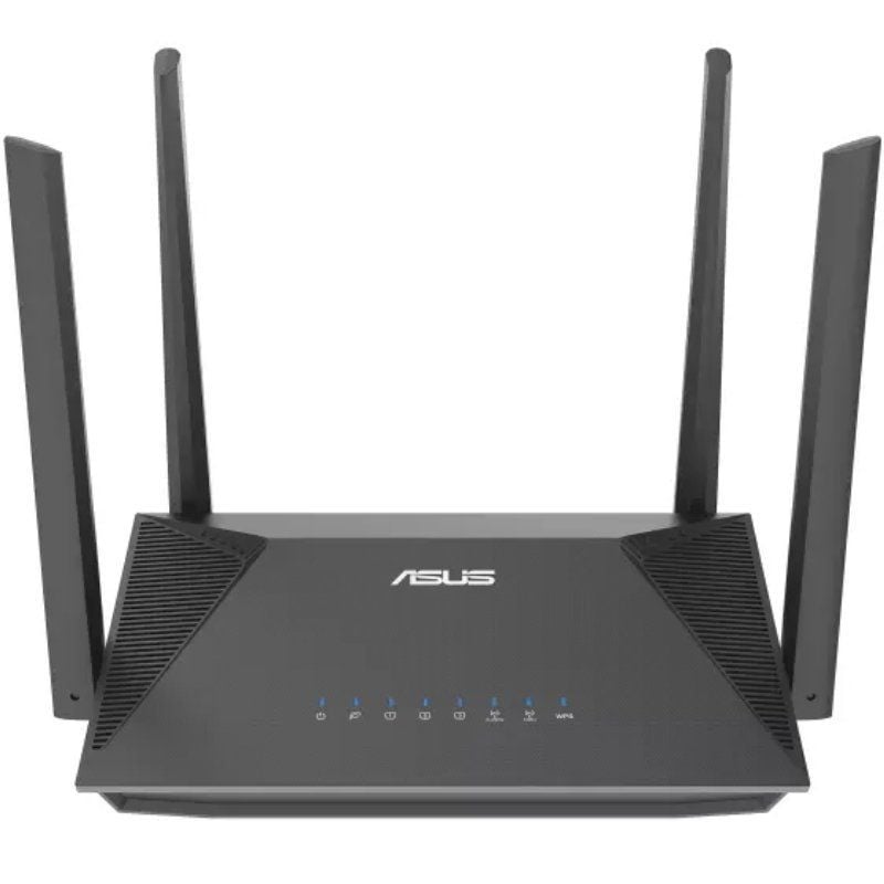 Router Inalámbrico Asus RT-AX52/ WiFi 6/ 1800Mbps/ 2.4GHz 5GHz/ 4 Antenas/ WiFi 802.11ax/ac/n/a/ - n/b/g 4711387261484 90IG08T0-MO3H00 ASU-ROU RT-AX52