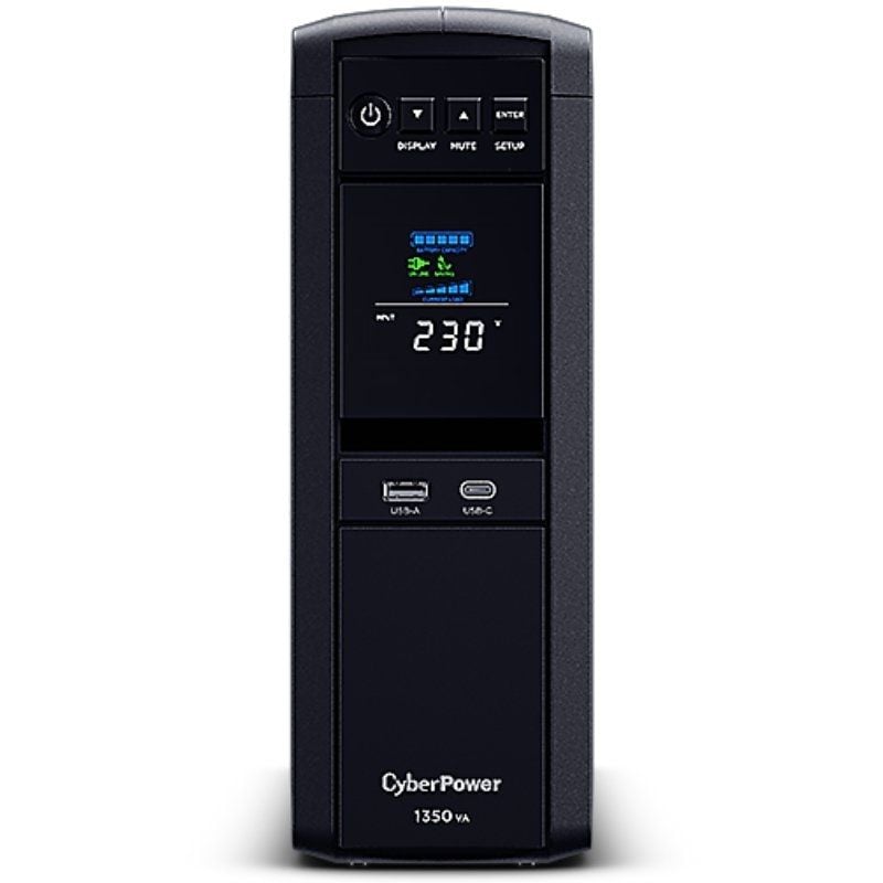 SAI Línea Interactiva Cyberpower CP1350EPFCLCD/ 1350VA-810W/ 6 Salidas/ Formato Torre - Imagen 2
