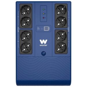 SAI Línea Interactiva Woxter Multibase UPS 1200 VA/ 1200VA-720W/ 8 Salidas/ Formato Torre 8435089048896 PE26-202 WOX-SAI PE26-202