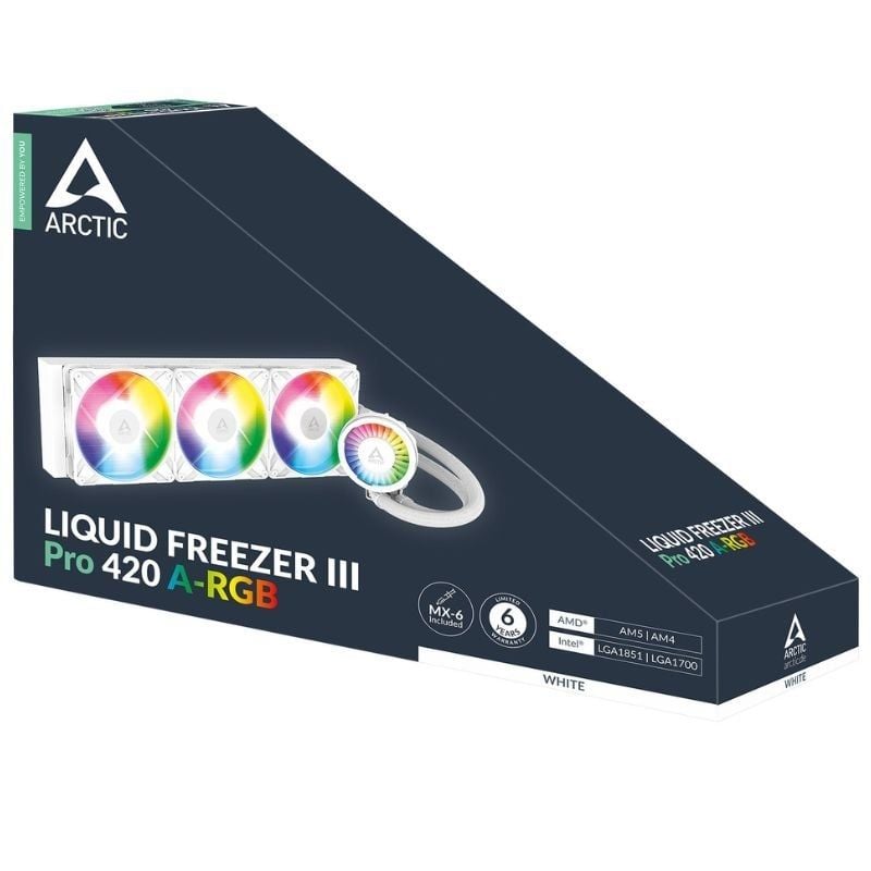 Sistema de Refrigeración Líquida Arctic Liquid Freezer III Pro 420 A-RGB/ Blanco - Imagen 5