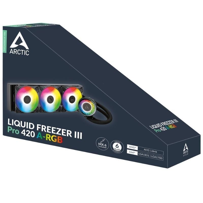 Sistema de Refrigeración Líquida Arctic Liquid Freezer III Pro 420 A-RGB/ Negro - Imagen 5