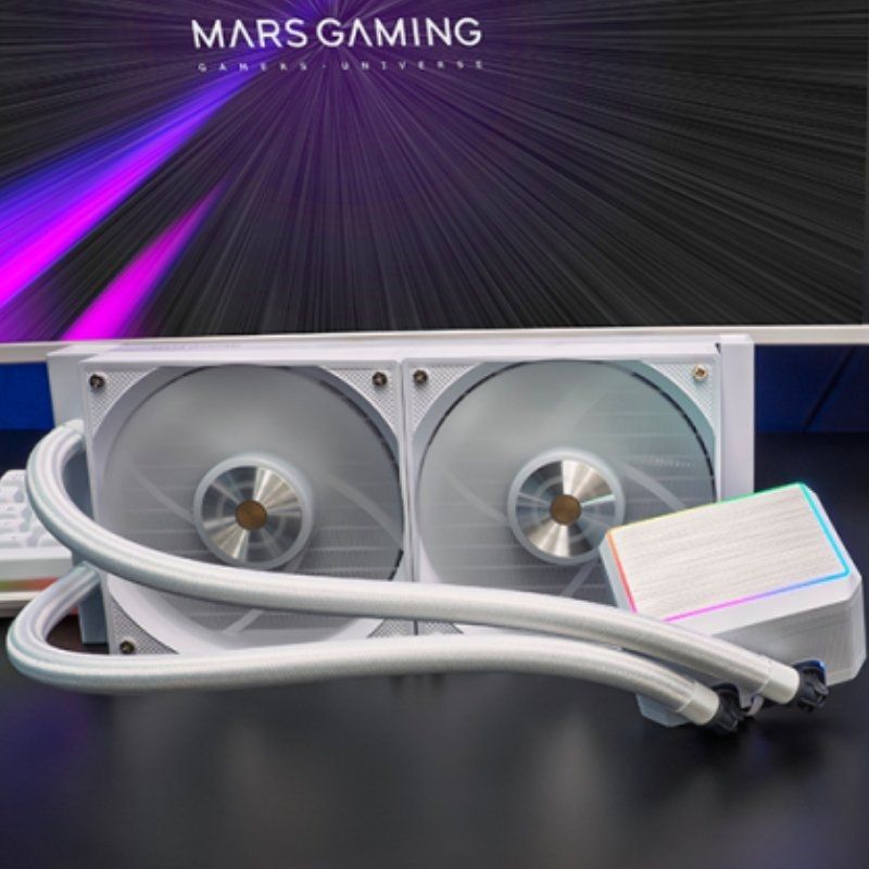 Sistema de Refrigeración Líquida Mars Gaming ML-PROII240/ Blanco - Imagen 2